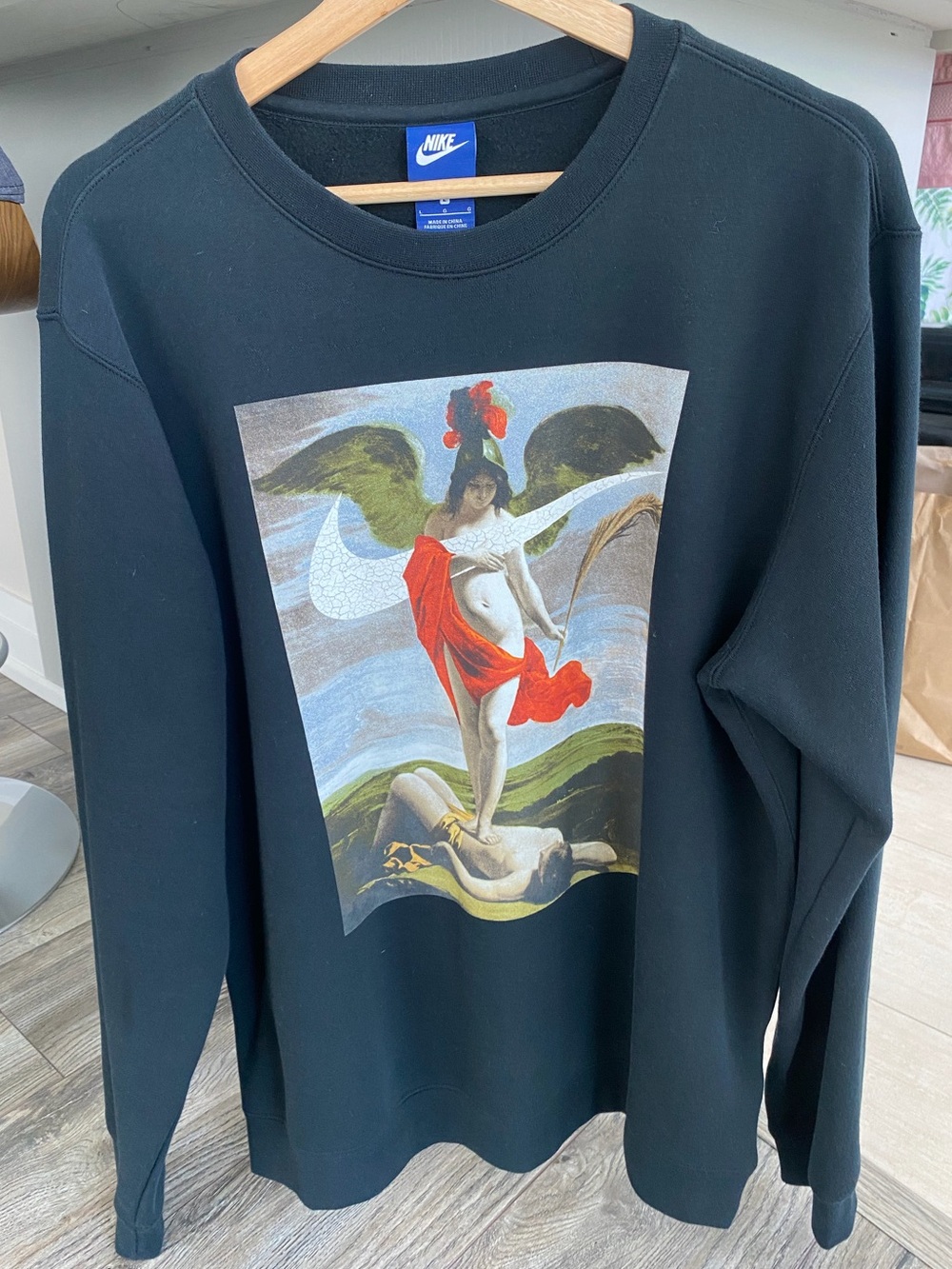 Rare Nike Sample Goddess of Victory Sweatshirt Large